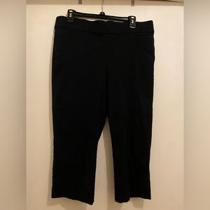 Coral Bay.   Black capris.  Size 14